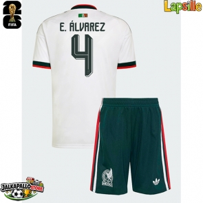 Meksiko Edson Alvarez #4 Vieraspaita Lapsille MM-kisat 2026 Lyhythihainen (+ shortsit)